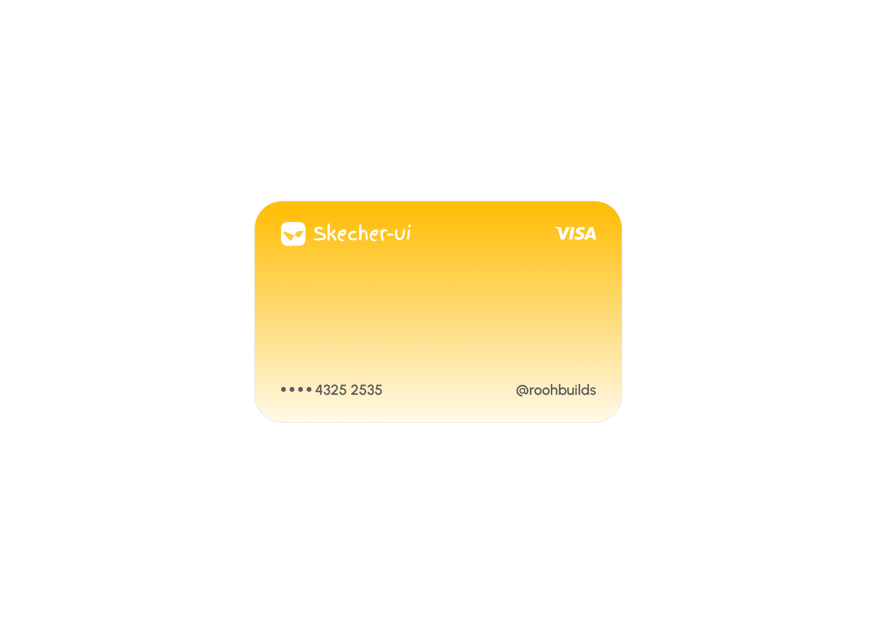 Skecher UI payment card concept
